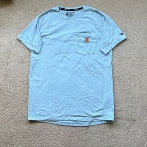 Carhartt Men's Sky Blue Short Sleeve Tee